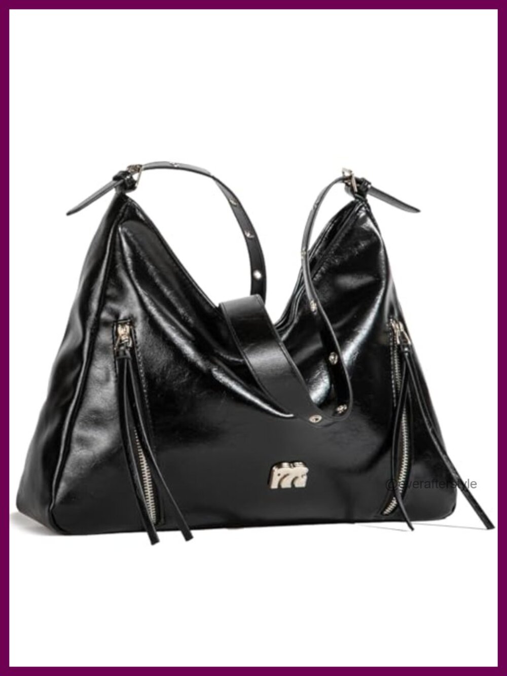 Women's Faux Leather Hobo Shoulder Bag Large Crossbody Tote Purse